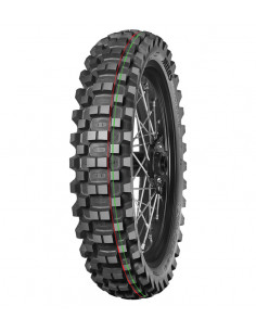 Pneu MITAS TERRA FORCE-MX MH 70/100-10 (2.50-10) 41M TT MEDIUM HARD TERRAIN RED GREEN NHS