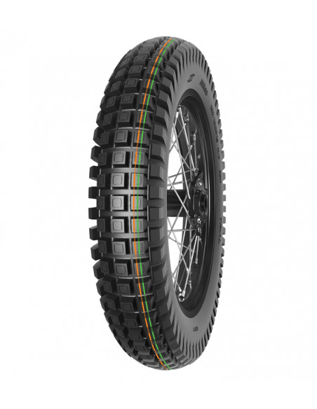 Pneu MITAS TRIAL X-PRO 120/100R18 68M TL/TT SUPER SOFT ORANGE GREEN