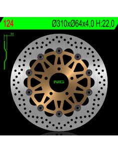 Disque de frein NG BRAKES flottant - 124