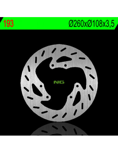 Disque de frein NG BRAKES fixe - 193