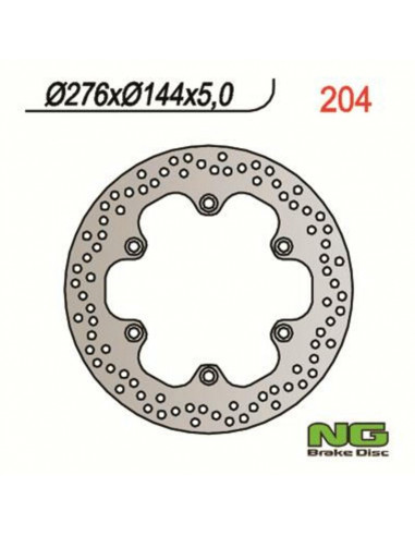 Disque de frein NG BRAKES fixe - 204