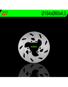 Disque de frein NG BRAKES fixe - 227 2