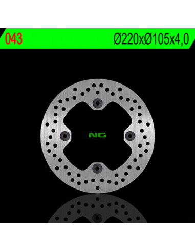 Disque de frein NG BRAKES fixe - 043