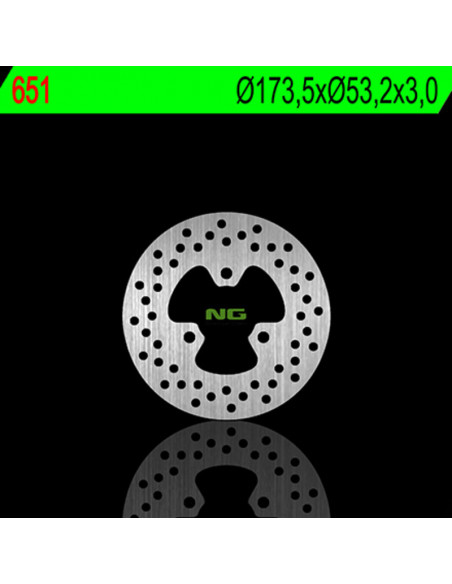 Disque de frein NG BRAKES fixe - 651