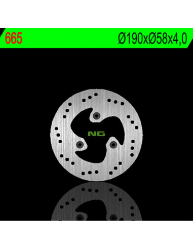 Disque de frein NG BRAKES fixe - 665