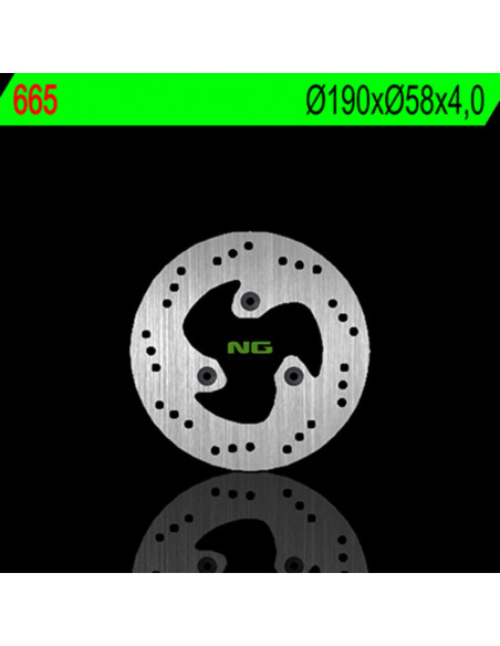 Disque de frein NG BRAKES fixe - 665
