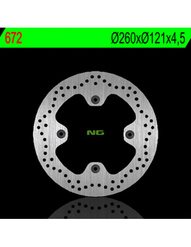 Disque de frein NG BRAKES fixe - 672