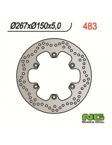 Disque de frein NG BRAKES fixe - 483