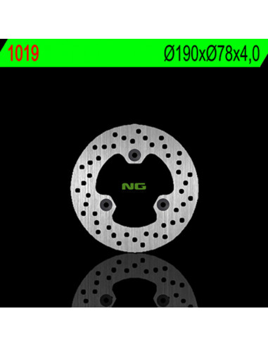 Disque de frein NG BRAKES fixe - 1019