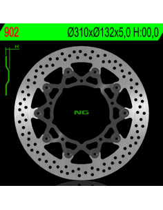 Disque de frein NG BRAKES flottant - 902