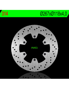 Disque de frein NG BRAKES fixe - 314