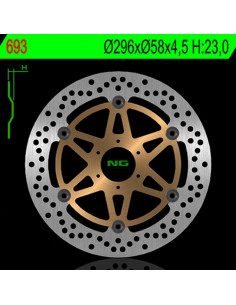 Disque de frein NG BRAKES flottant - 693