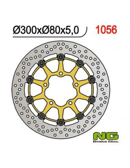 Disque de frein NG BRAKES flottant - 1056