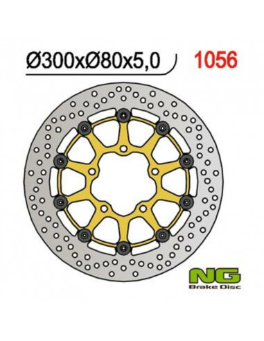 Disque de frein NG BRAKES flottant - 1056