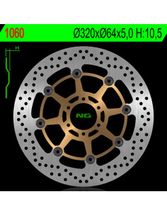 Disque de frein NG BRAKES flottant - 1060