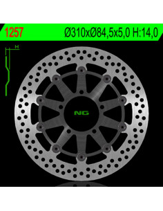 Disque de frein NG BRAKES fixe - 1247