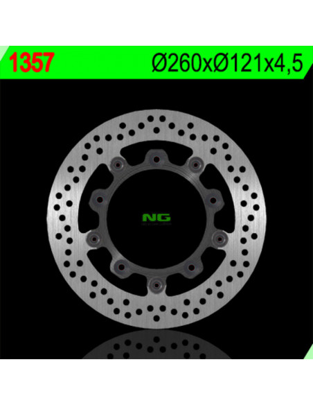 Disque de frein NG BRAKES flottant - 1357