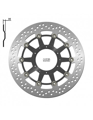 Disque de frein NG BRAKES flottant - 1446G