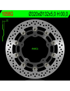 Disque de frein NG BRAKES flottant - 1058G
