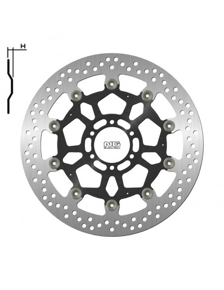 Disque de frein NG BRAKES Flottant - 1790G