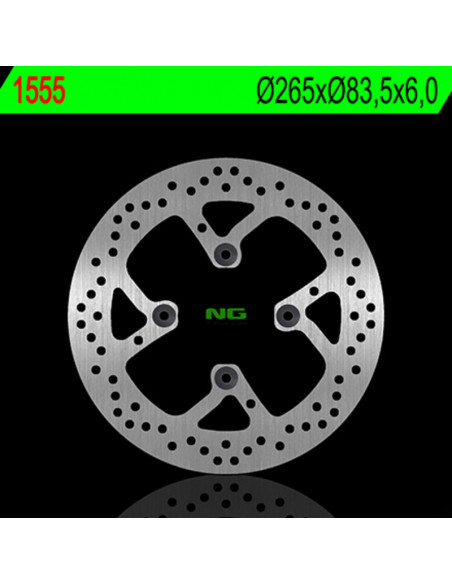 Disque de frein NG BRAKES fixe - 1555