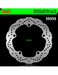 Disque de frein NG BRAKES pétale fixe - 1044X