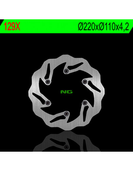 Disque de frein NG BRAKES pétale fixe - 129X