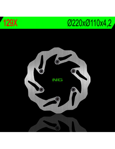 Disque de frein NG BRAKES pétale fixe - 129X