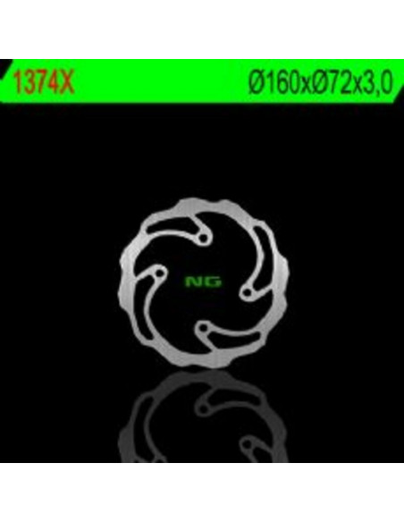 Disque de frein NG BRAKES pétale fixe - 1374X