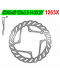 Disque de frein NG BRAKES pétale fixe - 1263X 2