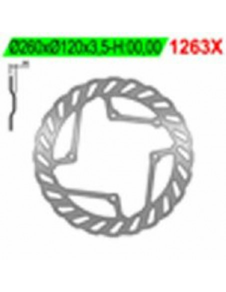 Disque de frein NG BRAKES pétale fixe - 1263X