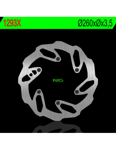 Disque de frein NG BRAKES pétale fixe - 1293X