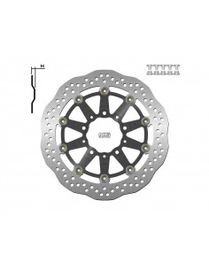 Disque de frein NG BRAKES pétale flottant - 1701XG 2