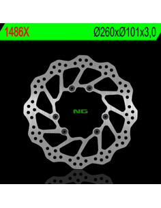 Disque de frein NG BRAKES pétale fixe - 1486X
