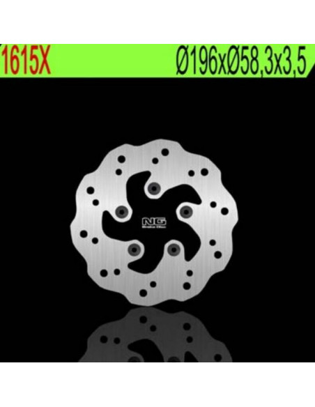 Disque de frein NG BRAKES pétale fixe - 1615X