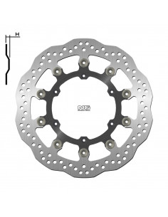 Disque de frein NG BRAKES pétale flottant - 1224XG 2