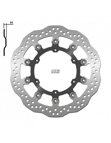 Disque de frein NG BRAKES pétale flottant - 1224XG