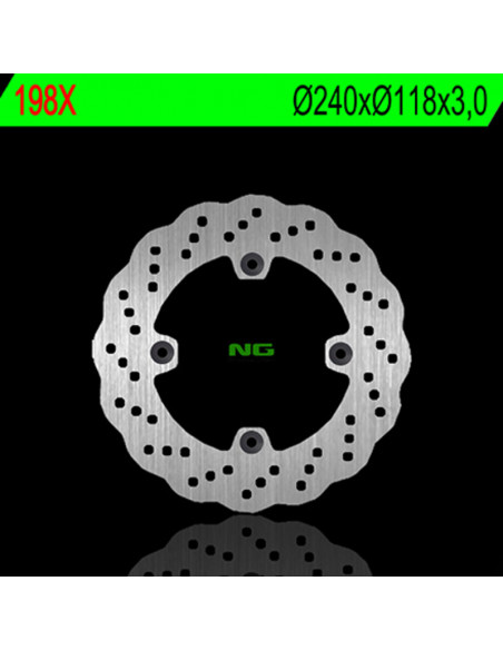 Disque de frein NG BRAKES pétale fixe - 198X