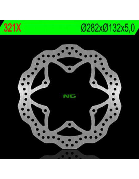 Disque de frein NG BRAKES pétale fixe - 321X