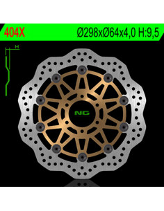 Disque de frein NG BRAKES pétale flottant - 404X 2