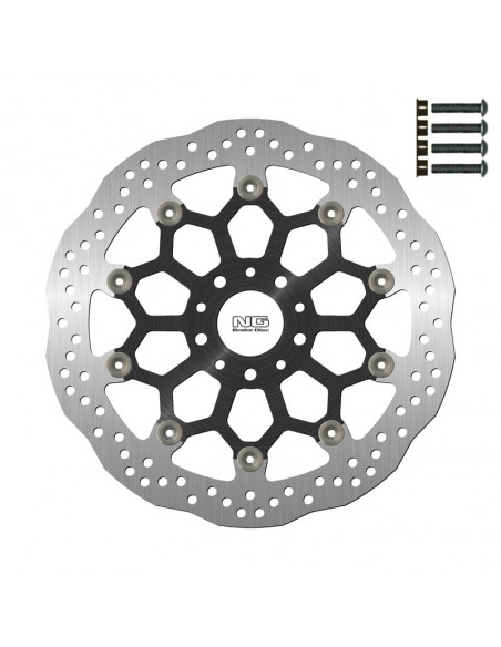 Disque de frein NG BRAKES pétale semi-flottant - 1837XGK34