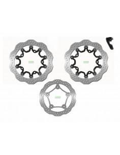 Kit de 3 disque de frein Oversize NG BRAKES pétale flottant - 298 KITTMAX 2012 2