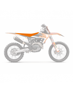 Housse de selle BLACKBIRD Pyramid orange - KTM SX-SXF 2