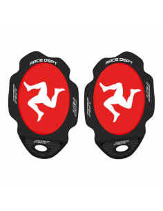 Sliders de genou RST Flag Series Manx Red 2