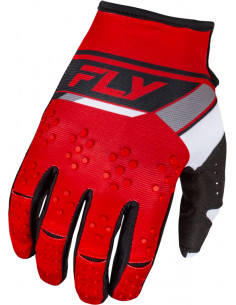 Gants FLY RACING Kinetic Prix - rouge/gris/blanc