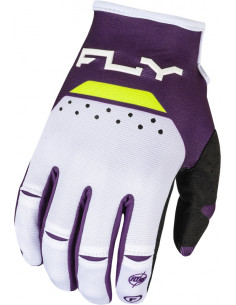 Gants FLY RACING Kinetic Reload - violet foncé/blanc/Hi-Vis