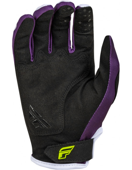 Gants FLY RACING Kinetic Reload - violet foncé/blanc/Hi-Vis