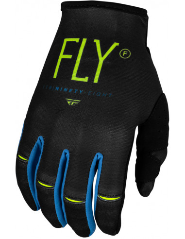 Gants enfant FLY RACING Youth Kinetic Prodigy - anthracite/vert fluo/True Blue