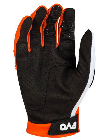 Gants FLY RACING Evolution DST Podium - rouge/blanc/Red Iridium