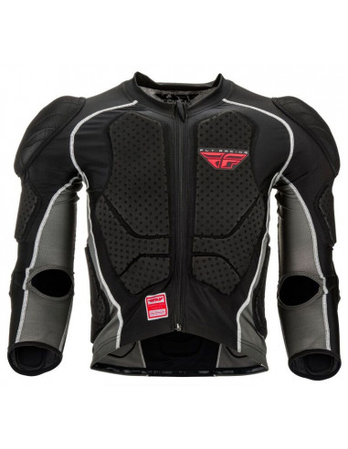 Gilet de protection manches longues FLY RACING Barricade noir enfant